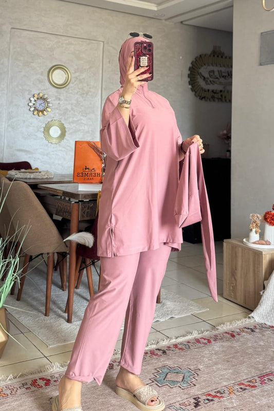 بوركيني متكون من 4 قطع