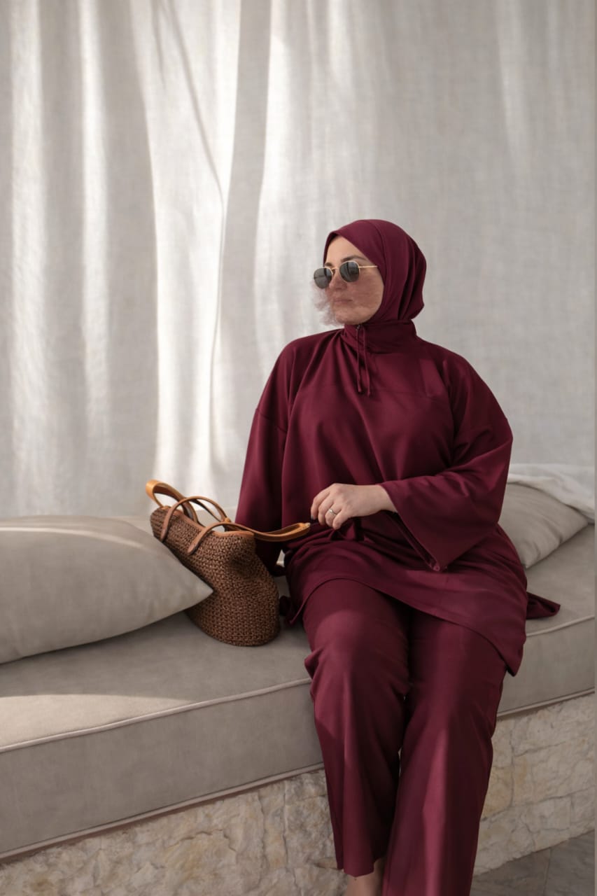 بوركيني متكون من 4 قطع